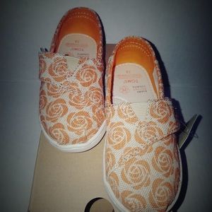 TOMS Baby Girl Alpargata Slip on Sz.8